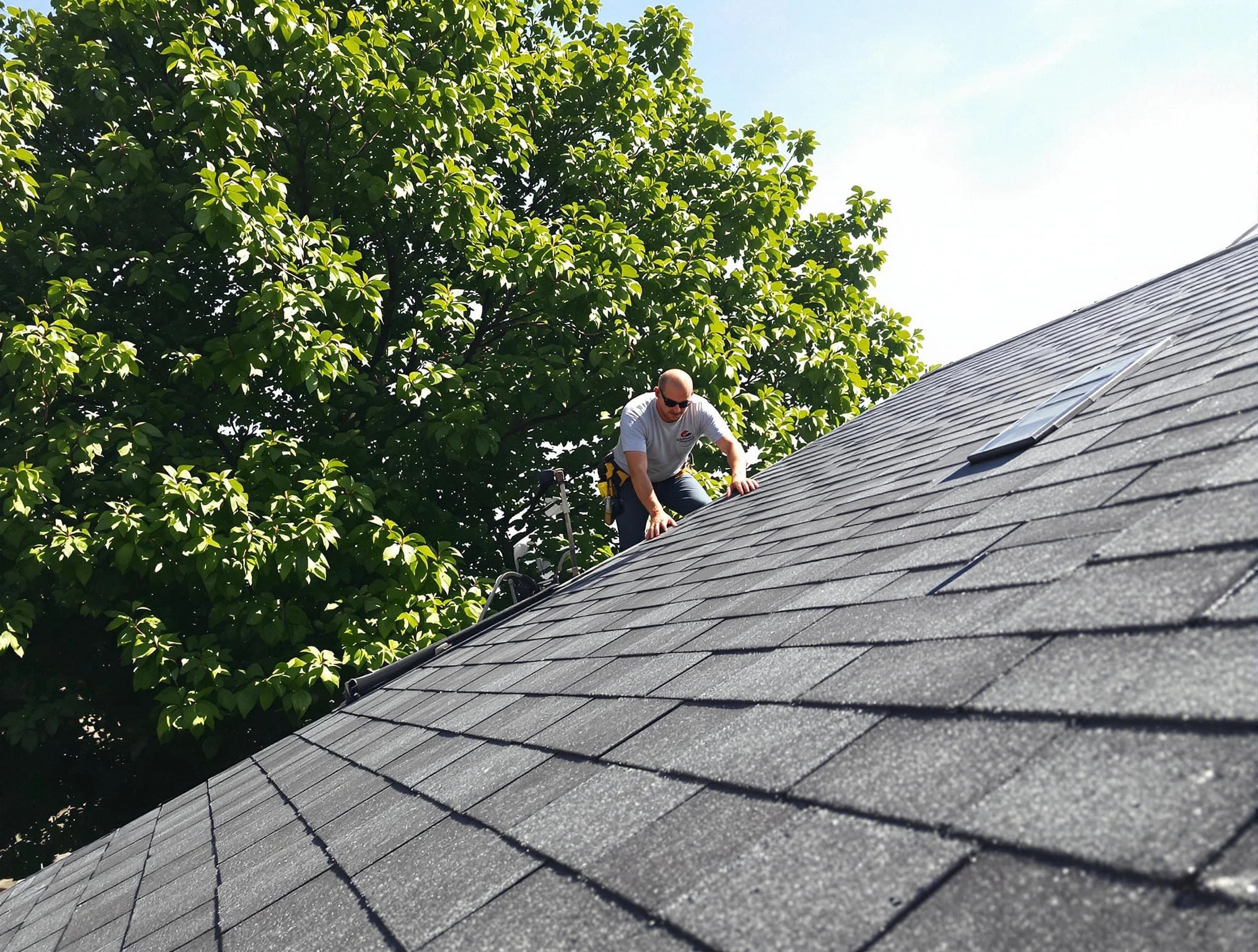 Certified roofers from University Heights Roofing Company working in University Heights, OH