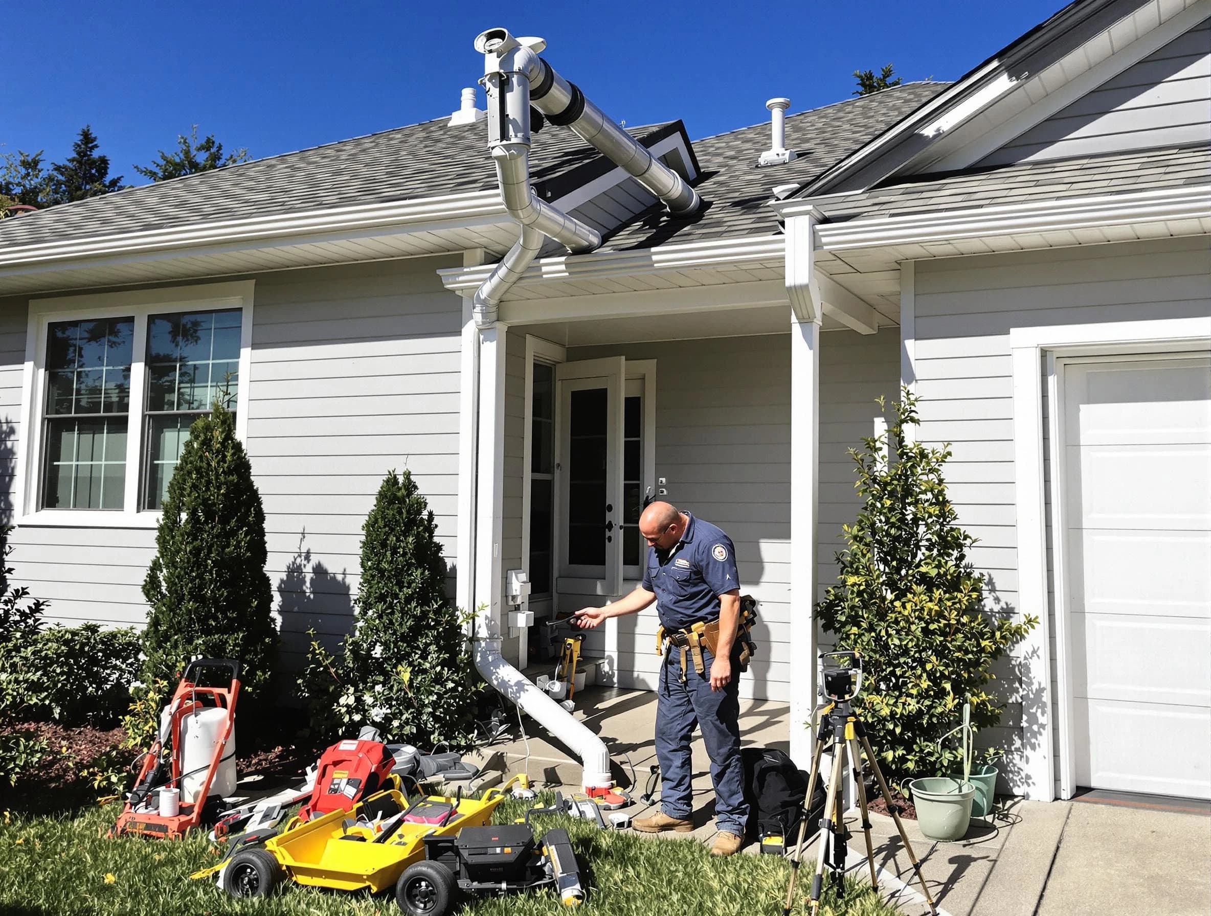 Downspout Repair in University Heights